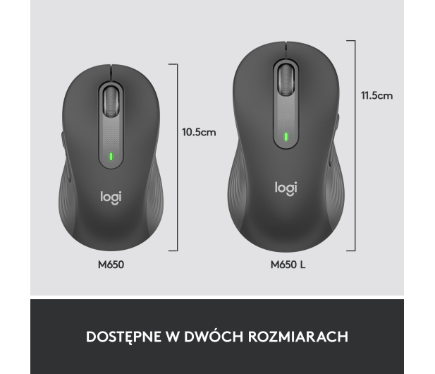 Logitech M650 Grafitowa - 713348 - zdjęcie 13